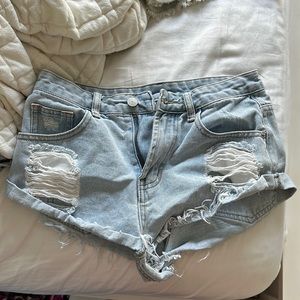 jean shorts
